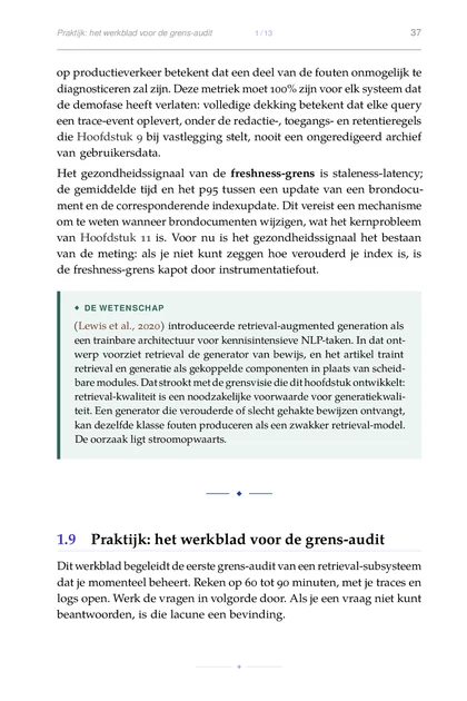 De RAG-engineer, gedrukte pagina: Dit werkblad begeleidt de eerste grens-audit van een retrieval-subsysteem