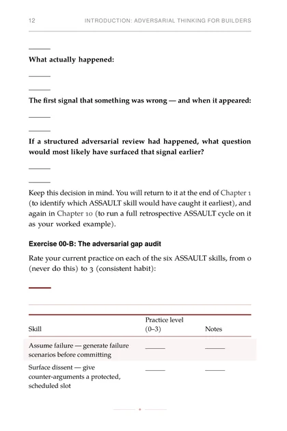 The Red Team Founder, printed page: What actually happened:
