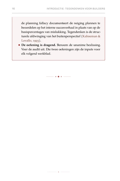 De Red Team Oprichter, gedrukte pagina: Voer de audit uit. Die twee oefeningen zijn de inputs voor