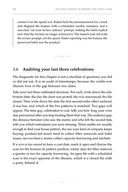 The Second-Order Thinker, printed page: The diagnostic for this chapter is not a checklist of questions you did