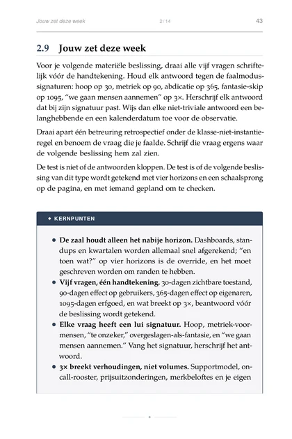 De Tweede-Orde-Denker, gedrukte pagina: Jouw zet deze week 2 14 43