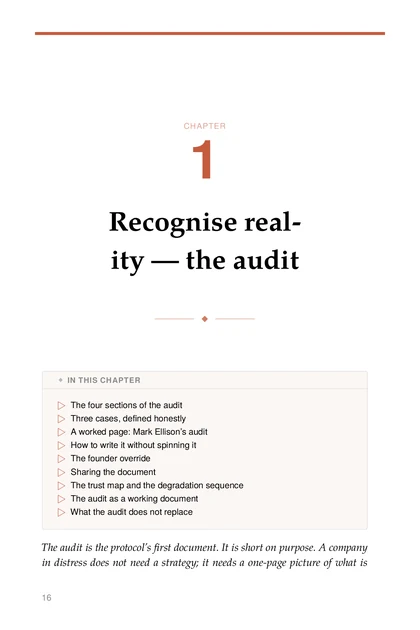 The Turnaround Protocol, printed page: CHAPTER