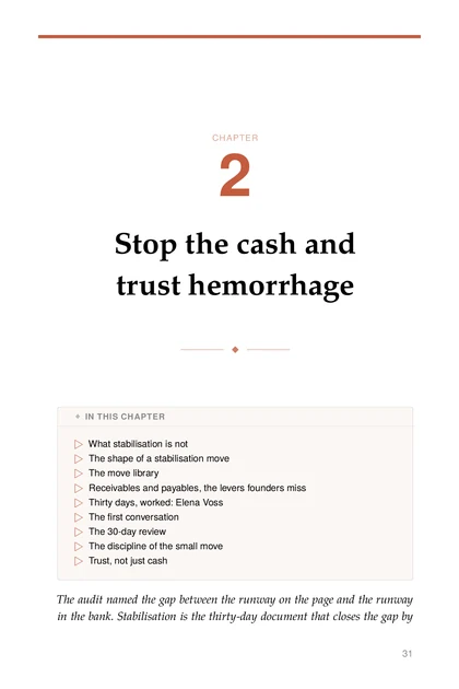 The Turnaround Protocol, printed page: CHAPTER