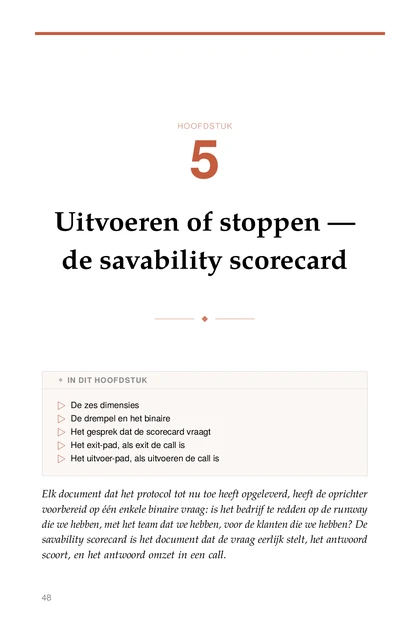 Het Turnaroundprotocol, gedrukte pagina: HOOFDSTUK