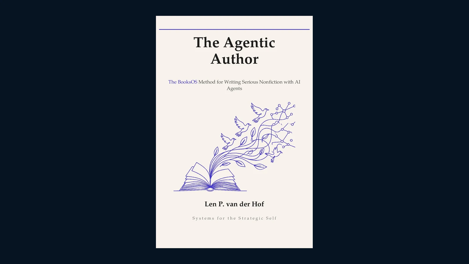 Cover of The Agentic Author by Len P. van der Hof