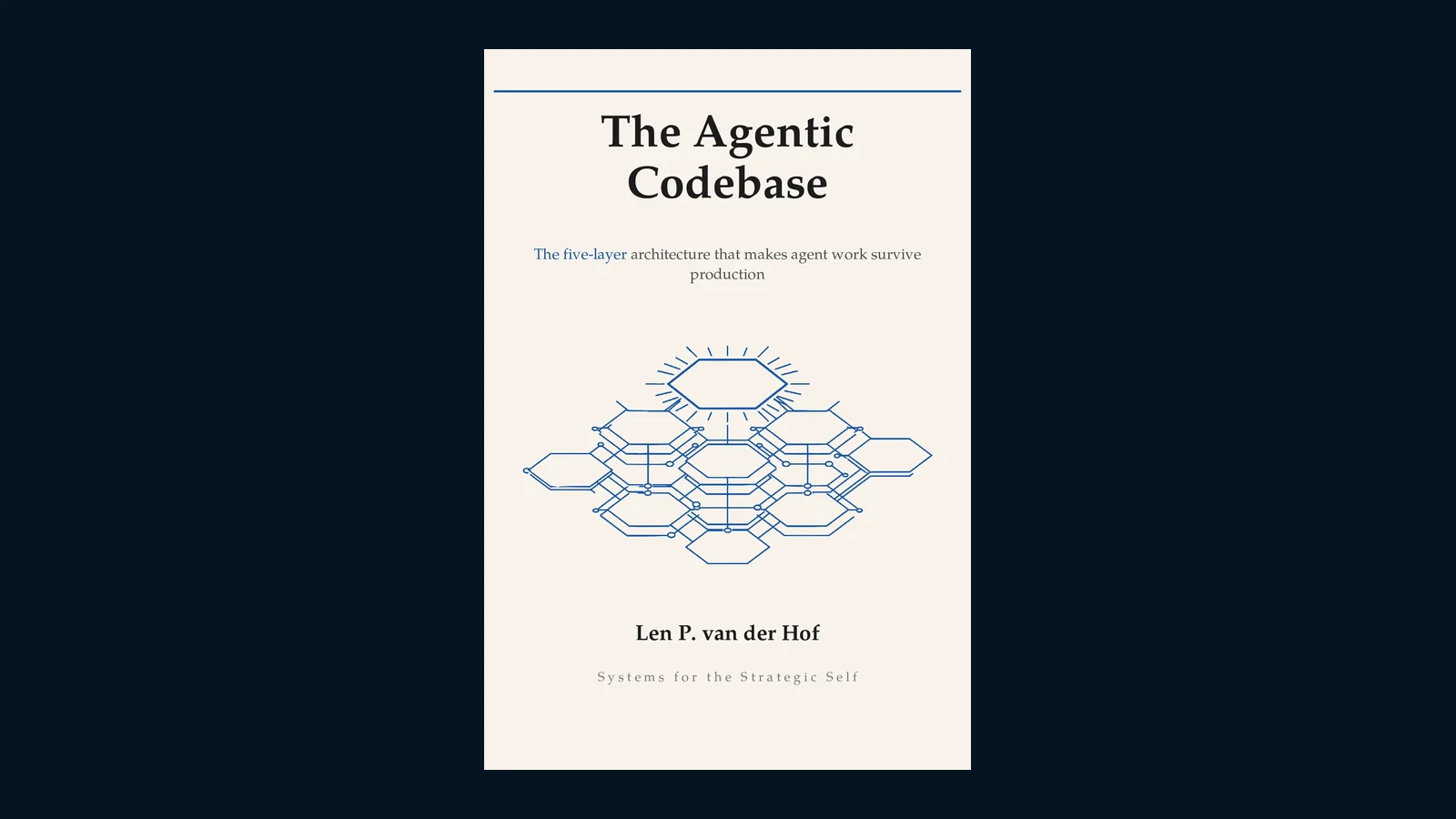 Cover of The Agentic Codebase by Len P. van der Hof