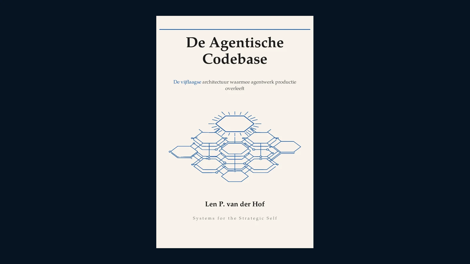 Omslag van De Agentische Codebase van Len P. van der Hof